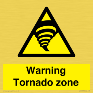 Warning Tornado zone